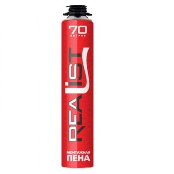 Монтажная пена REALIST PRO Red 70л